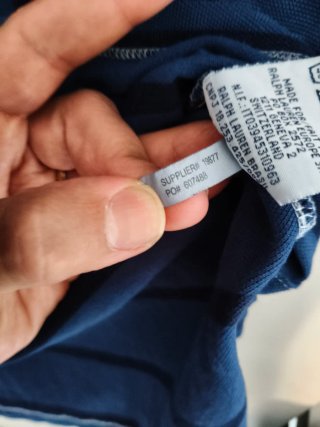 Polo Ralph Lauren a righe Blu Taglia XL