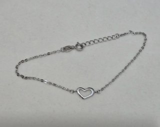 Pulsera Plata 925 Corazón