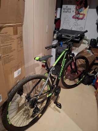 Bicicleta Orbea MTB Negra y Verde