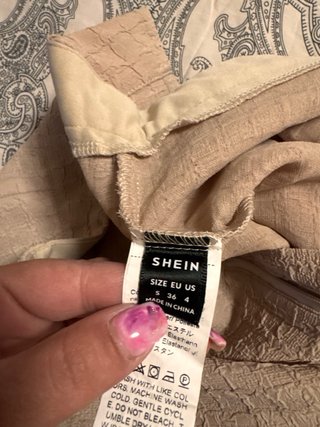 Pantaloncini beige donna