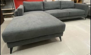 Sofá chaisalongue gris Oferta 20% descuento