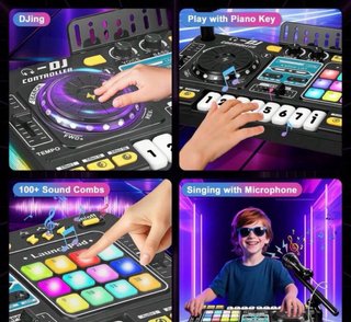 Controlador DJ para Niños con Micrófono