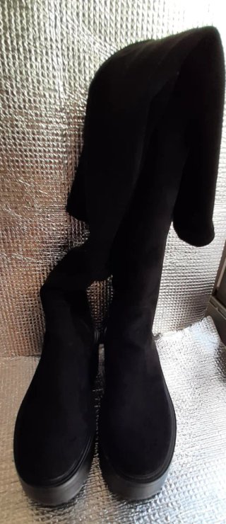 Botas altas negras plataforma Talla 38