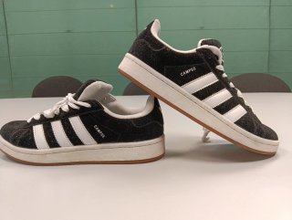 Zapatillas Adidas Campus Negras y Blancas