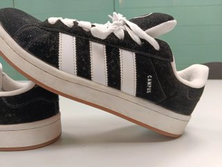 Zapatillas Adidas Campus Negras y Blancas
