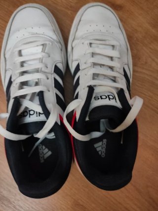 Zapatillas Adidas Originales Blancas y Azules
