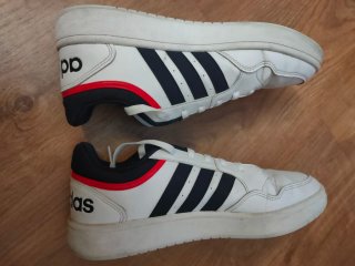 Zapatillas Adidas Originales Blancas y Azules