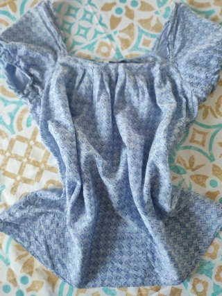Blusa Massimo Dutti Algodón y Seda Talla 34