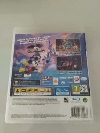 PS3 Disney Epic Mickey: El Retorno de Dos Héroes