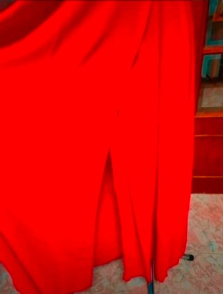 Vestido vermelho comprido de cerimónia t.u NOVO