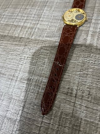 Reloj POTENS Dual Time Mapa Mundi Vintage