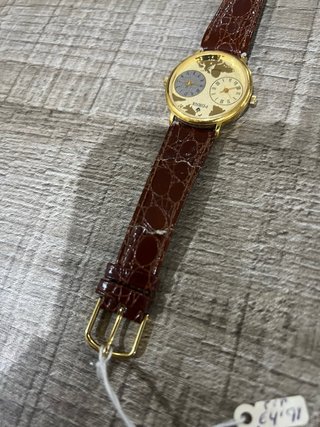 Reloj POTENS Dual Time Mapa Mundi Vintage
