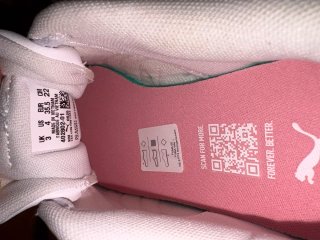 Zapatillas Puma Mujer Blancas Rosadas