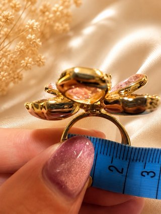 Anillo Cristales Estilo Swarovski – NURVO Talla 8