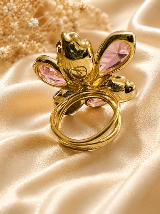 Anillo Cristales Estilo Swarovski – NURVO Talla 8