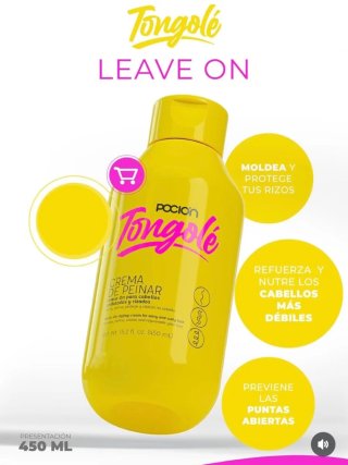 Crema de Peinar Tongolé Leave On 450 ML