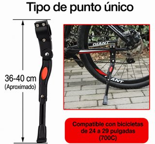 Caballete Bici Ajustable 24-29 Aluminio
