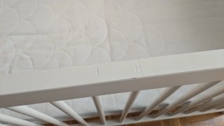 Cuna bebé madera blanca 120x60 +regalo colchón