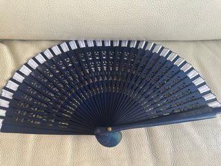 Lote de 8 abanicos decorativos