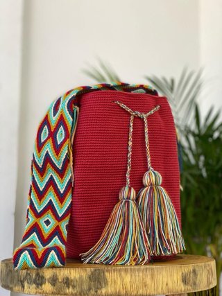 Mochila Wayuu Original Multicolor