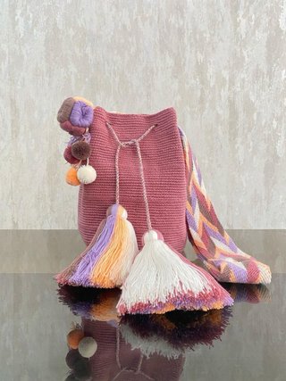 Mochila Wayuu Original Multicolor