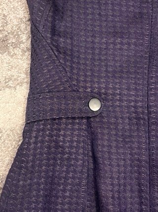 Vestido Carolina Herrera Morado Azul T.8