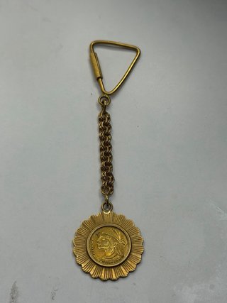 Moneda de oro 18k con cadena