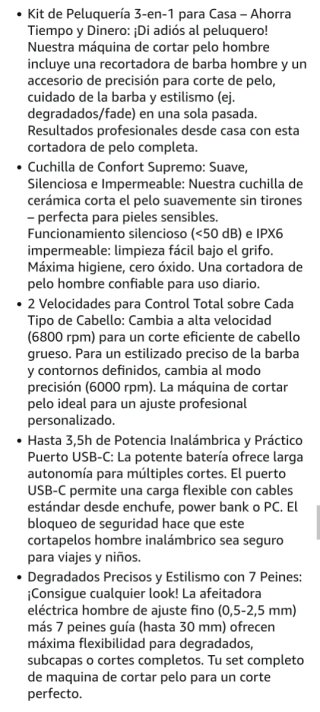 Máquina Cortar Pelo Jack&Rose Inal.