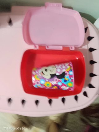 Set Minnie Mouse: Bicchiere e Portapranzo