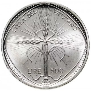 Lote Monedas Plata Vaticano 500 Liras 84, 68 y 66