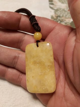 Colgante Mineral Natural Ámbar