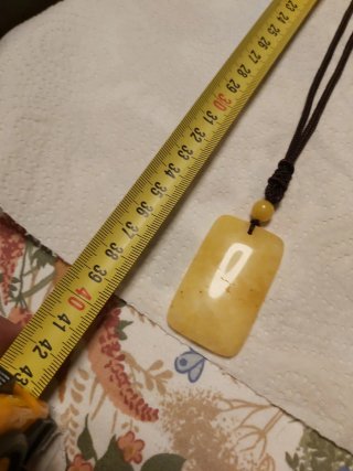 Colgante Mineral Natural Ámbar