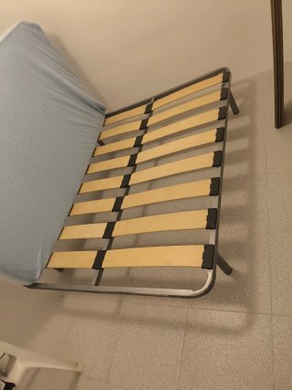 Somier 150cm Metal y Madera