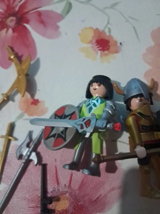Playmobil Guerreros y Armas Medievales