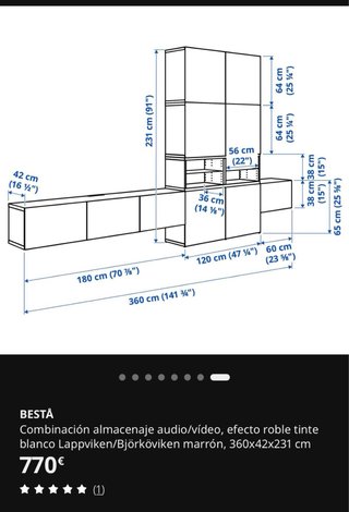 Mueble TV Besta Ikea