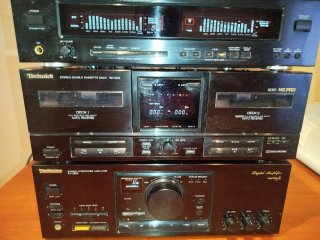Technics SUX502+SHE85 + CD + Cassette+Radio+mando