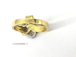 anillo oro 18k con piedra
