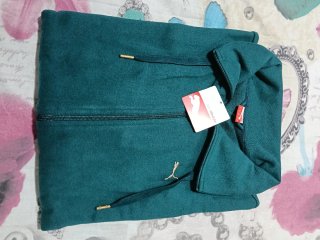 Sudadera Puma Mujer Verde Azulado