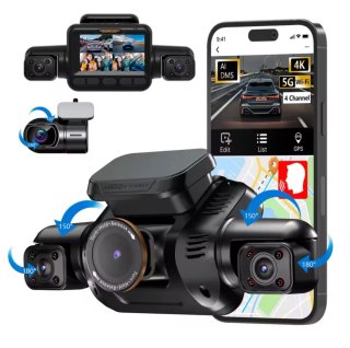 Cámara Hupejos V8Pro-4CH AI DashCam