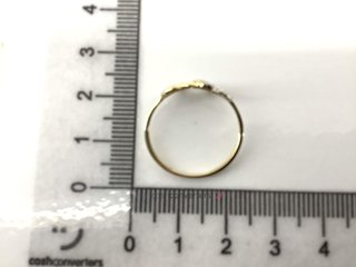 anillo oro 18k t. 15 (17,52 mm)