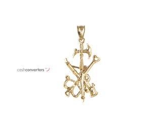 crucifijo oro 18k