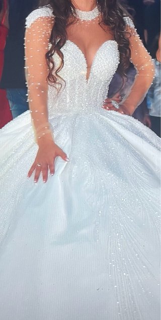 Vestido Novia Gitana Perlas