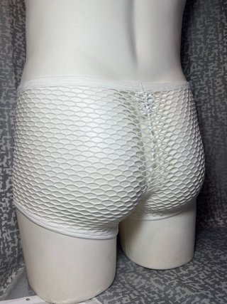 Calzoncillo de malla blanco