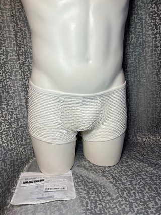 Calzoncillo de malla blanco