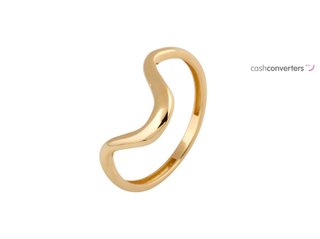 anillo oro 18k con piedra con circonita