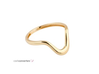 anillo oro 18k con piedra con circonita