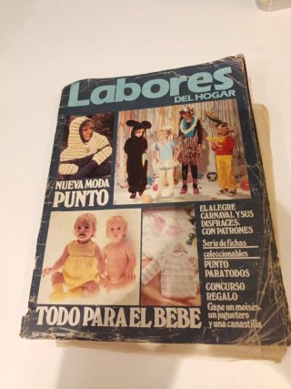 5 revistas vintage de punto y especial Burda