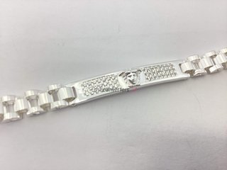 esclava plata 925mm con piedra con circonita