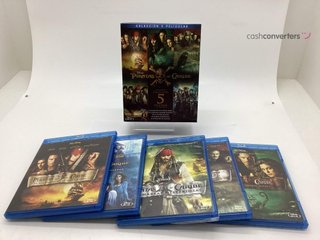 piratas del caribe colección 5 peliculas