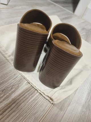 Sandalias Cuña Zara Marrones